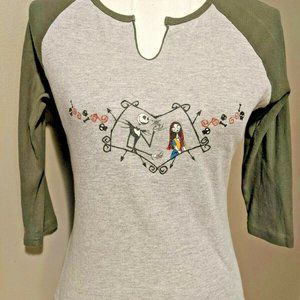 Nightmare Before Christmas Vintage Fitted Shirt